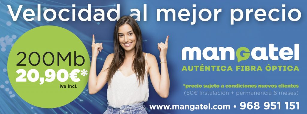 Las mejores Tarifas de Fibra óptica 200 Mb Mangatel La Manga Cabo de Palos Murcia Cartagena